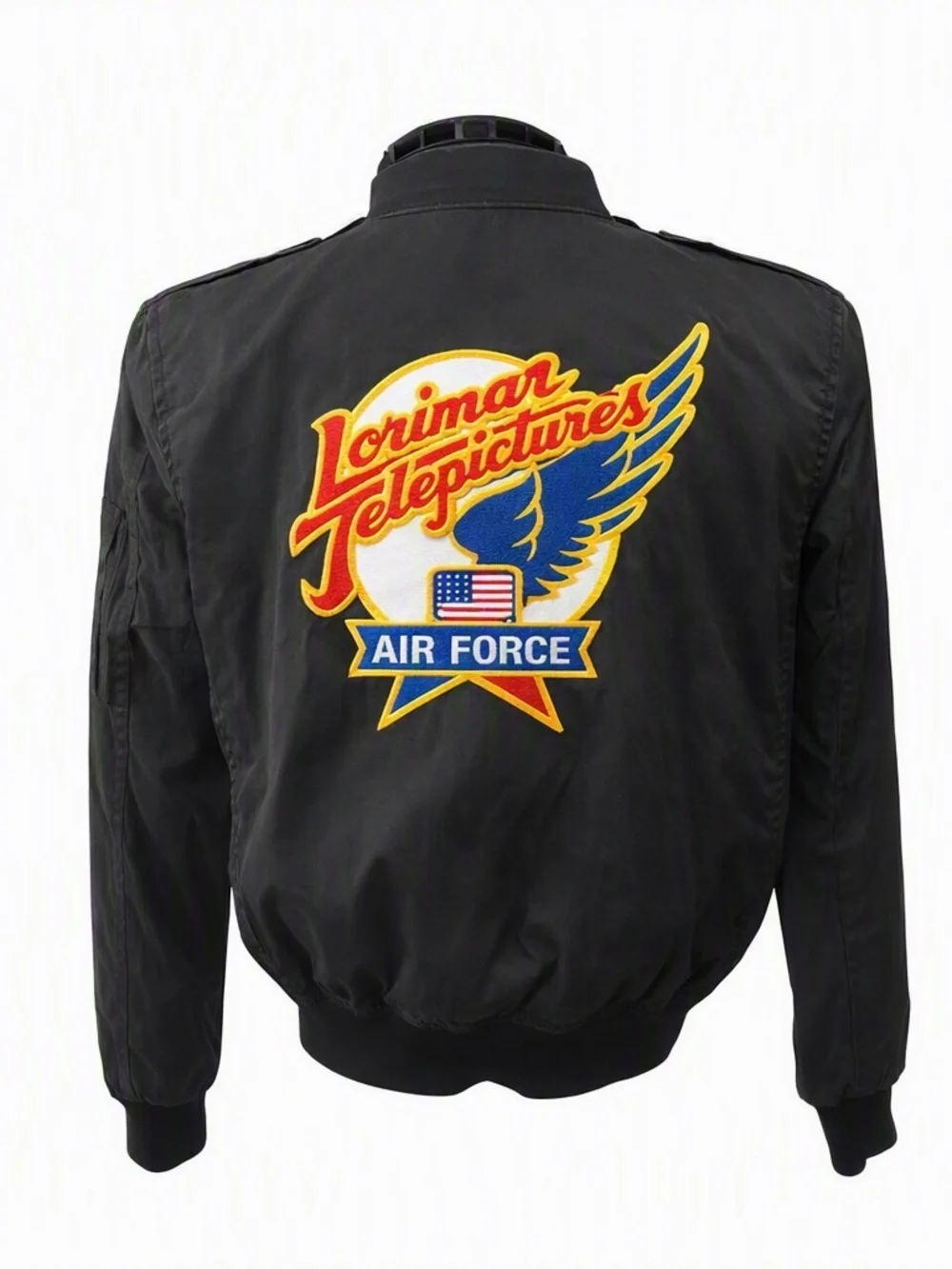 Vintage Lorimar Telepictures Air Force-Style Jacket Made in USA Bomber/Fllight